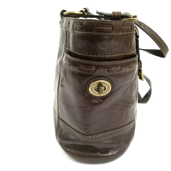 Coach 11500 Gallery Laced Turnlock Tote Handbag - Picture 4 of 8